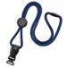 Navy Blue 1/4" (6mm) Round Lanyard With Round Slider, New DTACH Pen Holder