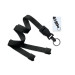 Black 5/8" (16 mm) Lanyard with Breakaway & DTACH Split Ring
