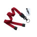Red 5/8" (16 mm) Lanyard with Breakaway & DTACH Split Ring