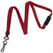Red 3/8" (10 mm) Breakaway Lanyard with Black Oxide Swivel Hook