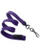 Purple 3/8" (10 mm) Breakaway Lanyard with Black Oxide Swivel Hook