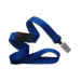 Royal Blue 5/8" (16 mm) Breakaway Lanyard with Nickel-Plated Steel Bulldog Clip
