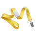 Yellow 5/8" (16 mm) Breakaway Lanyard with Nickel-Plated Steel Bulldog Clip