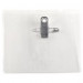 Clear Vinyl Horizontal Badge Holder with Pin/Clip Combo, 4.00" x 3.00"