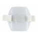 Clear Vinyl Vertical Arm Band Badge Holder with White Strap, 2.75" x 3.8"