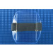 Clear Vinyl Vertical Arm Band Badge Holder with Blue Strap, 4.38" x 2.5"