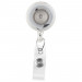 Translucent Clear Round Badge Reel With Strap And Swivel Clip