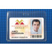 Clear Vinyl Horizontal S-Series Proximity Card Holder, 3.63" x 2.5"