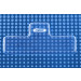 Clear Vinyl Horizontal Half-Card Holder with Slot, 3.15" x .6"