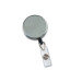 Chrome Heavy Duty Badge Reel with Nylon Cord Clear Vinyl Strap & Belt Clip