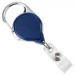 Royal Blue Carabiner Badge Reel With Strap