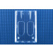 Rigid Wear™ Polycarbonate Vertical 2-Card Badge Holder,  2.38" x 3.5"