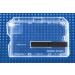 Rigid Plastic Horizontal Smart Card Holder with Slide Ejector, 3.64" x 2.73"