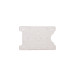 Rigid Plastic Vertical/Horizontal Card Holder with Slot and Chain Holes, 2.13" x 3.38"