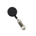 Black Round Max Label Reel With Card Clamp And Slide Clip