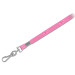 Pink 3/8" Breast Cancer Awareness Lanyards AWR-34S-PNK