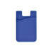 Blue Silicone Cell Phone Wallet