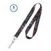 DOM-PD10-34 Domestic Dye-Sublimated Custom Lanyard (3/4", 5-Day Shipping)
