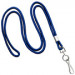 Royal Blue 1/8" Lanyard with Swivel Hook