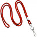 Red 1/8" Lanyard with Swivel Hook