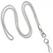 White 1/8" Lanyard with Swivel Hook