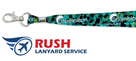 Get custom lanyards fast rush lanyard service