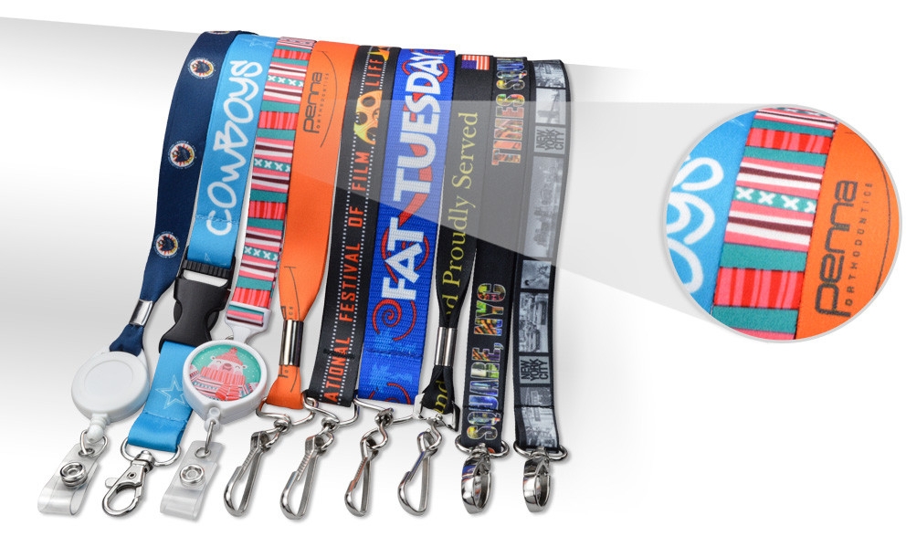 Assorted Custom Lanyards from Promovision